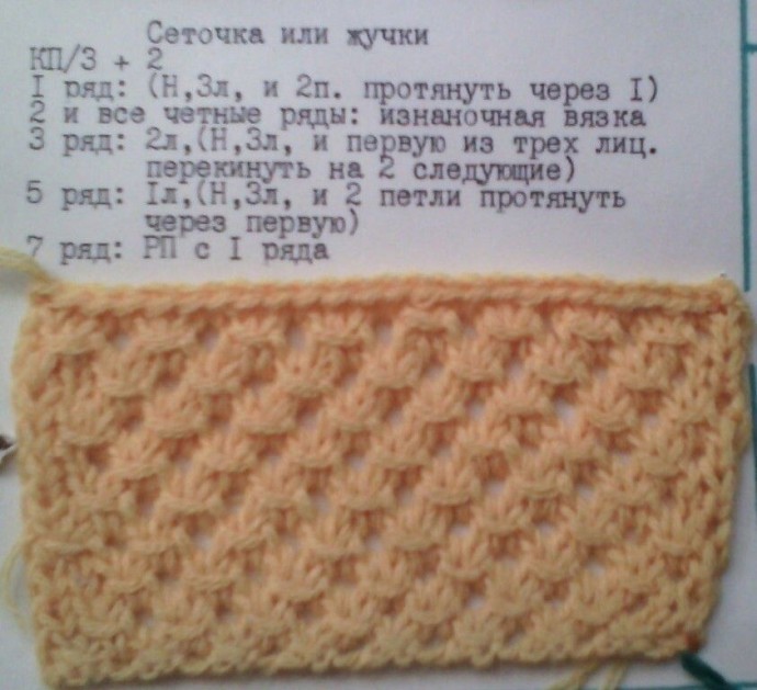 Узор спицами Узор спицами