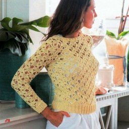 Красивая кофточка, вяжем с радостью!