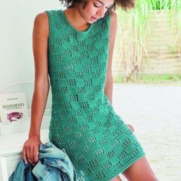 Красивый узор спицами