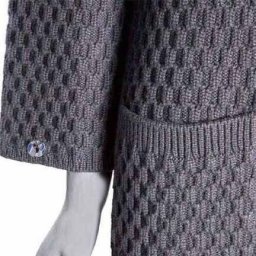 Плотный узор спицами для пальто или жакета