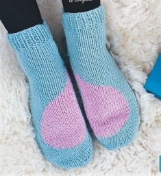 Вязаные носки «Love Heart»