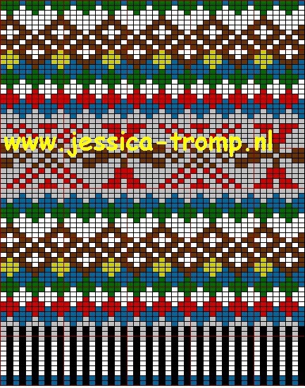 Жаккарды от Jessica Tromp - готовые цветные панели Жаккарды от Jessica Tromp - готовые цветные панели