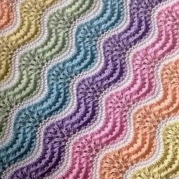 Интересный узор в виде волны