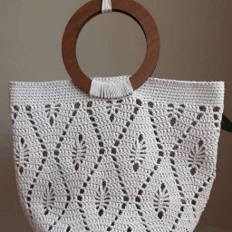 Красивый узор для вязаной сумки