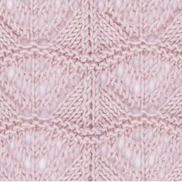 Нежный узор спицами