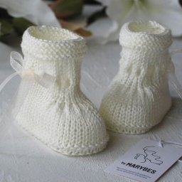 Пинетки спицами