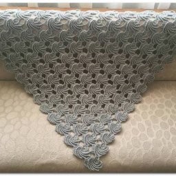 Шикарная шаль с интересным узором