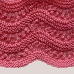 Волнистая кайма для отделки низа изделия