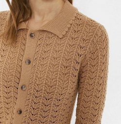 Ажурная кофта спицами — лёгкость в каждой петле