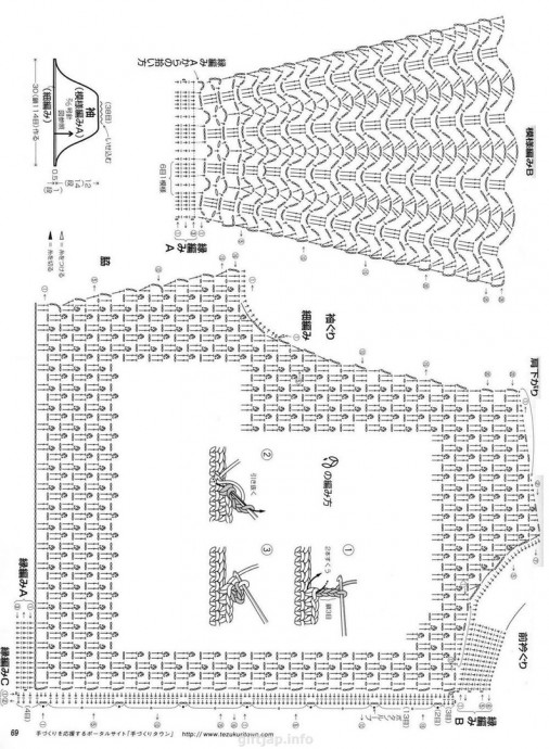 Ажурная кофточка крючком