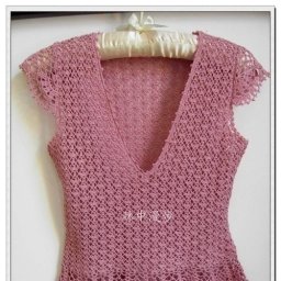 Ажурная кофточка с крылышками