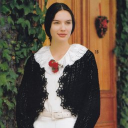 Романтичный жакет крючком