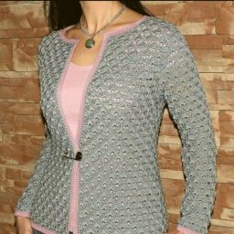 Узор для жакета крючком