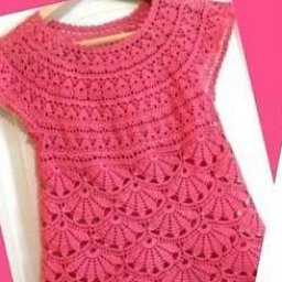 Вяжем детское платье-тунику