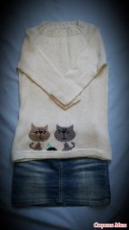 Базовый джемпер с котами