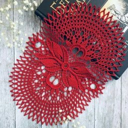 Красивая салфетка, связанная крючком