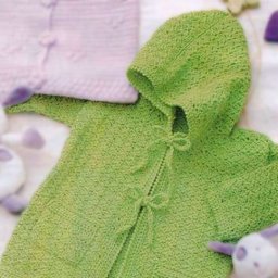 Нежный детский жакет крючком