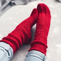 Узор для вязаных носков