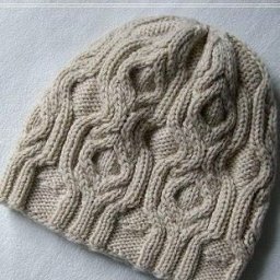 Узор "Фонарики" для вязаной шапочки