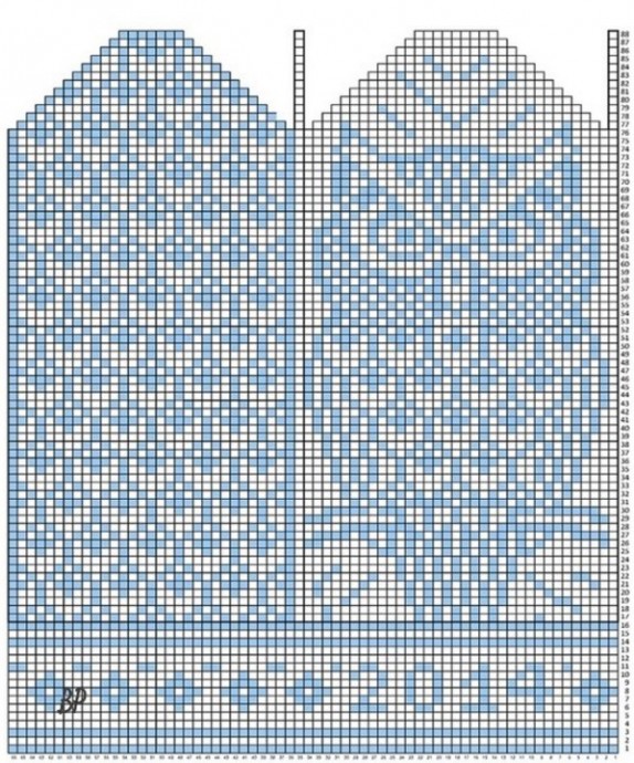 Варежки с совиной тематикой