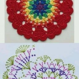 Яркая салфетка для праздничного стола