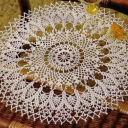 Красивые круглые салфеточки, вяжем крючком