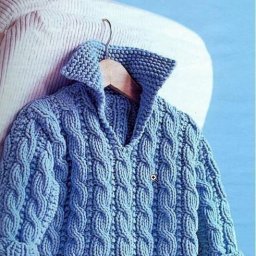 Милый пуловер спицами