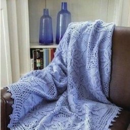 Мотив для уютного пледа крючком