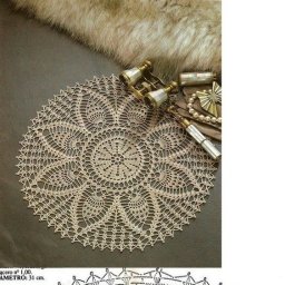 Салфетка крючком