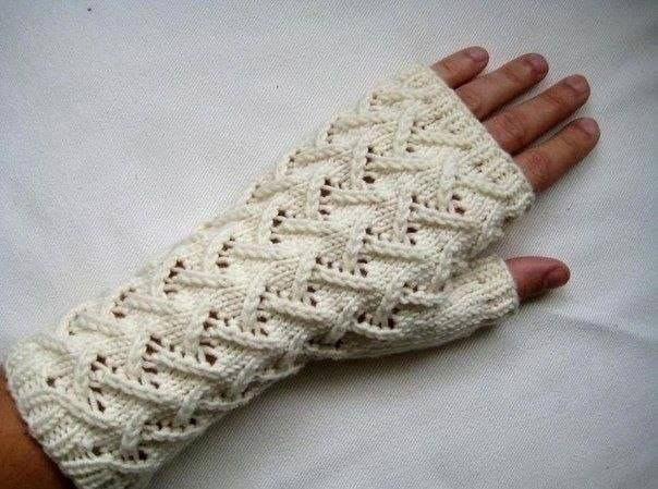 Митенки спицами Митенки спицами
