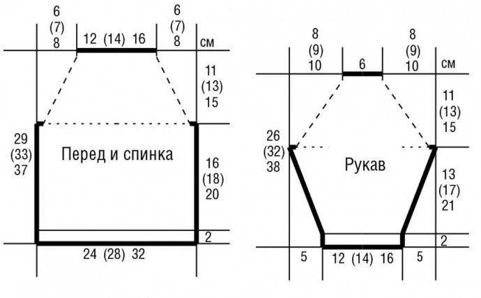 Вяжем джемпер для малыша