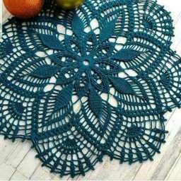 Ажурная салфетка крючком