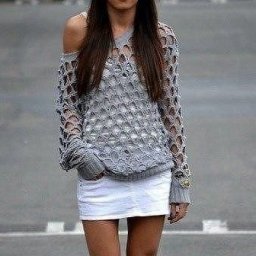 "Дырявая" туничка, молодежь оценит!