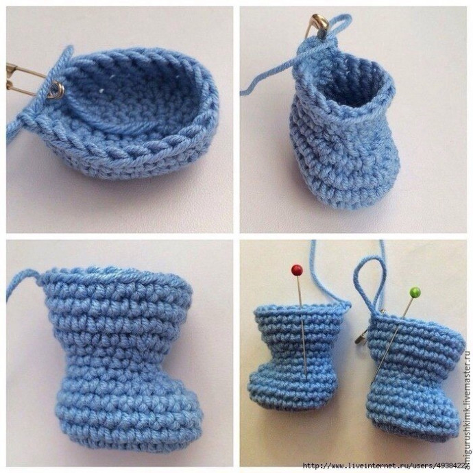 Очаровательный пупс крючком