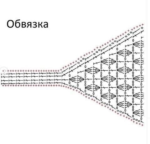 Топ-майка крючком