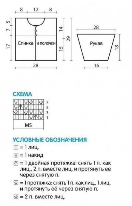 Жакет и налобная повязка для девочки, вяжем спицами