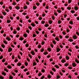 Ажурный узор спицами