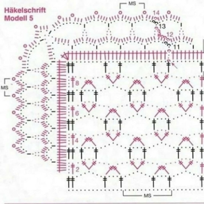 Белая салфетка крючком