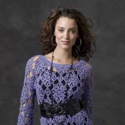 Джемпер из мотивов крючком