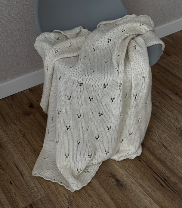 Плед из бобинного мериноса