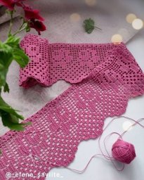 Кайма с розами