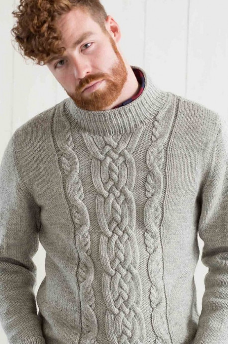 Джемпер спицами Sandy Neck для мужчин