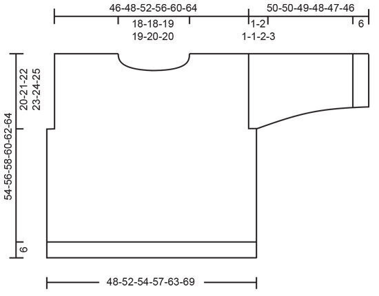 Летний джемпер ажурными вертикальными мотивами