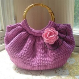 Очаровательная сумочка крючком
