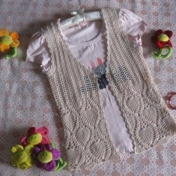 Стильная "ананасовая" жилетка