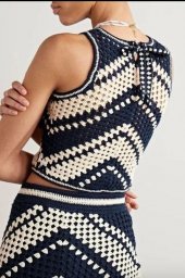 Летний костюм крючком: узор, пряжа и советы по стилю