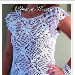 Эффектный топик из ажурных мотивов