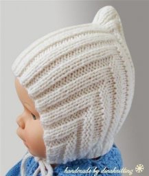 Шапочка «Эльф», вяжем спицами