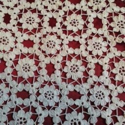 Красивый цветочный мотив крючком