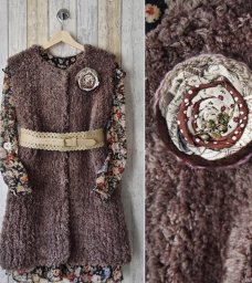 Красивый жилет спицами